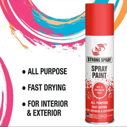 HP Spray Paint - 6-Orange Red- 400ml